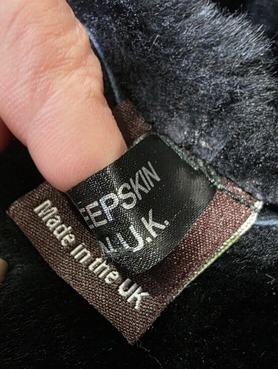 Owen Barry Luxury Black Real Sheepskin Shearling Bucket Hat Made in UK main image 2